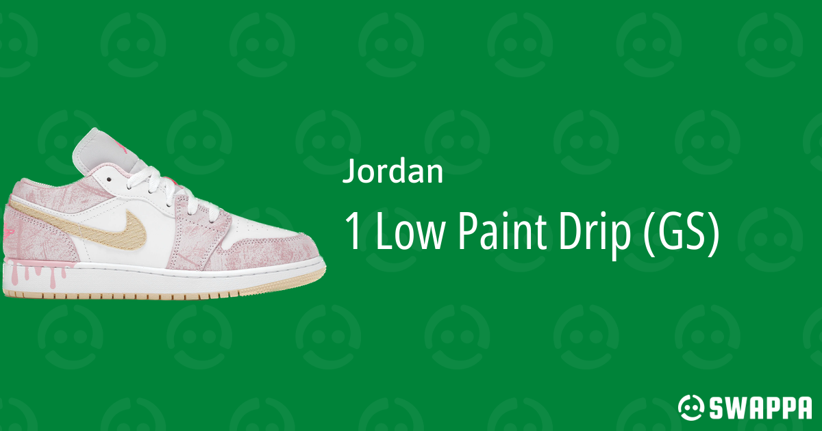 Jordan 1 Low Paint Drip (GS) Swappa
