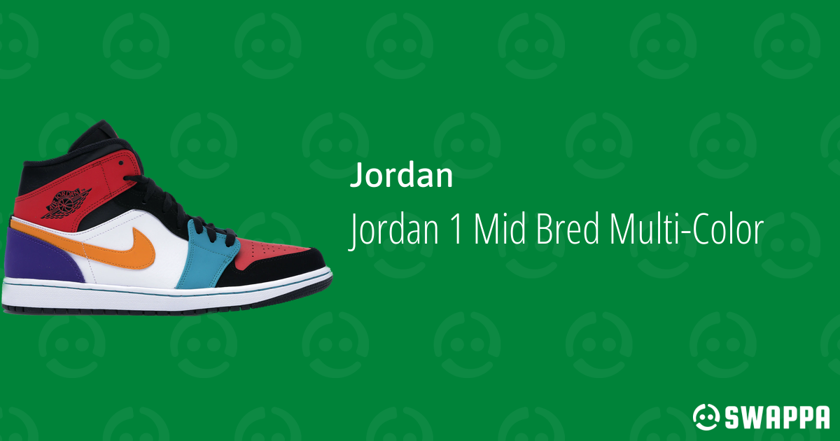 bred multi color jordan 1