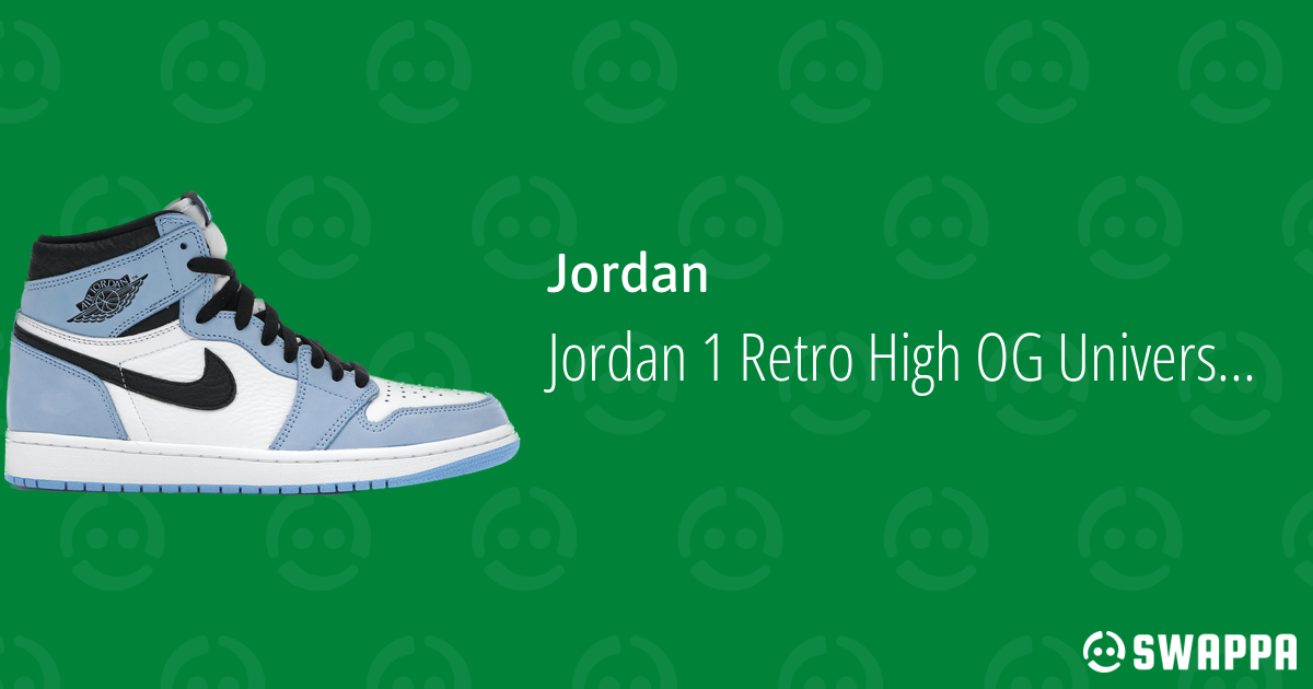 retro high og university blue jordan 1