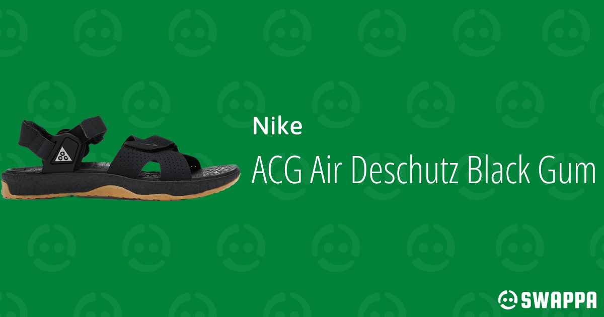 acg air deschutz black gum
