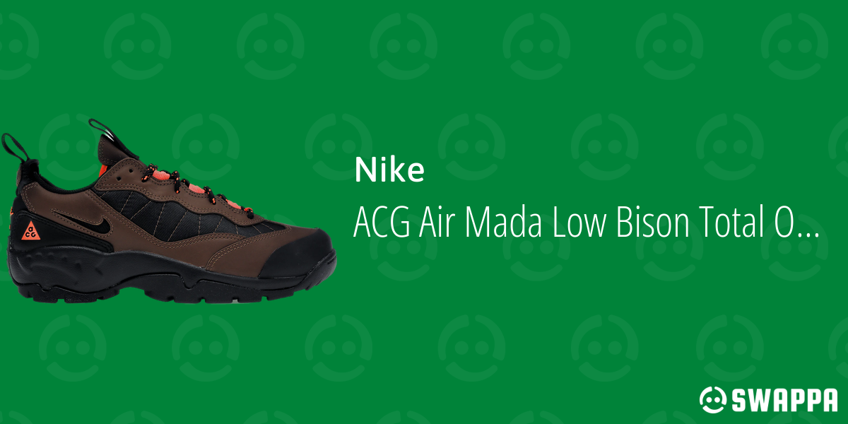 Nike ACG Air Mada Low Bison Total Orange - Swappa