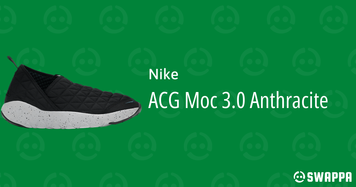 nike acg moc 3.0 anthracite