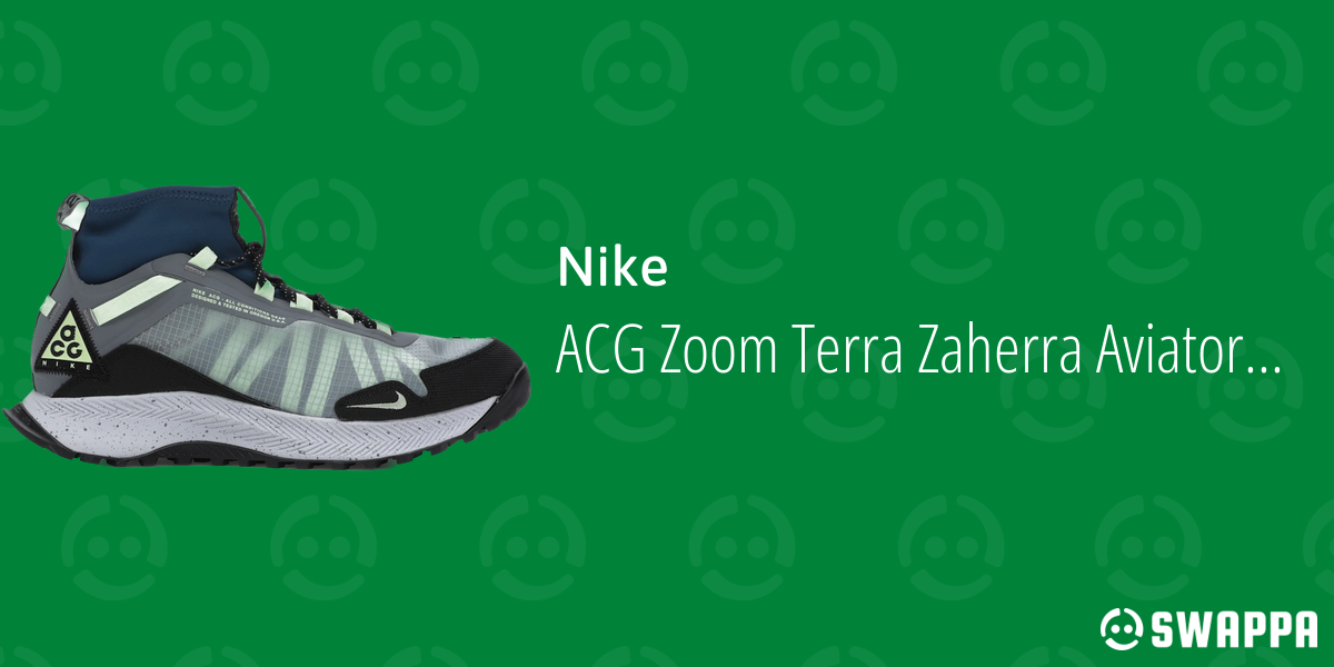 nike acg zoom terra zaherra aviator grey barely volt