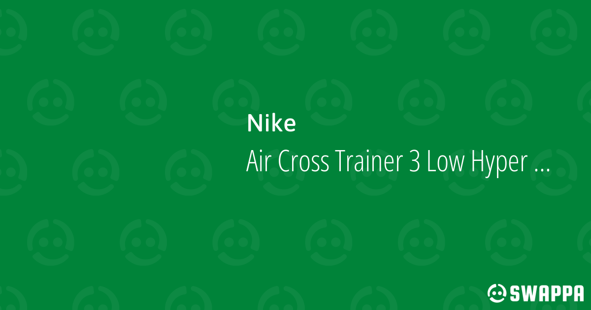 Nike Air Cross Trainer 3 Low Hyper Pink Racer Blue - FN6887-100 - Swappa