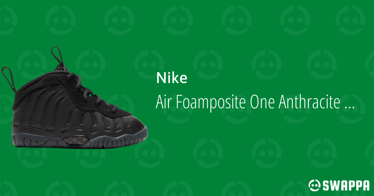 nike foamposite anthracite 2020