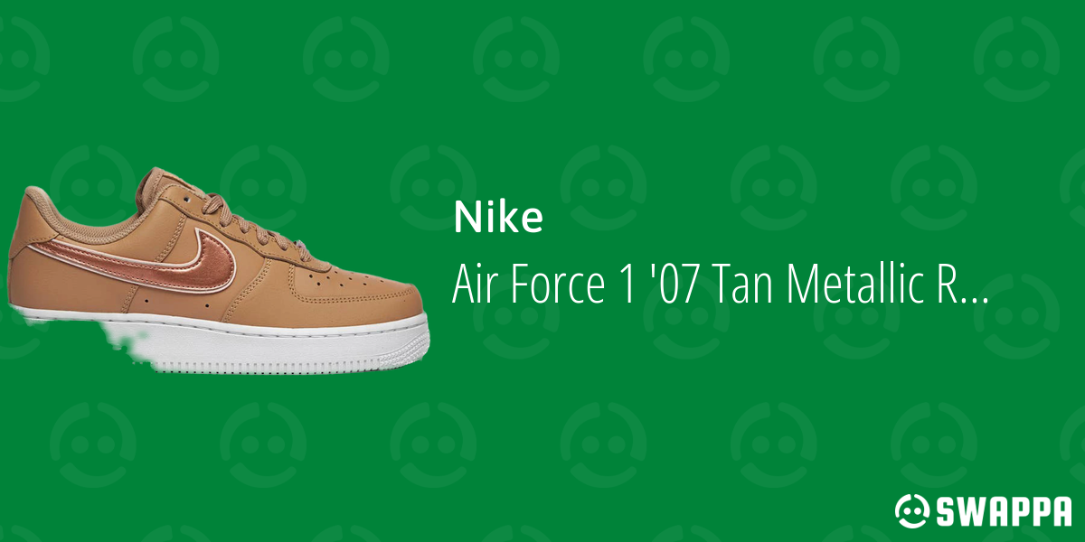 nike air force 1 07 rose gold