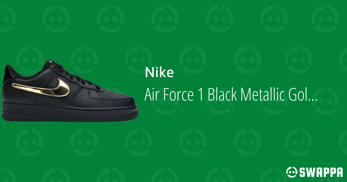 nike air force 1 removable swoosh black