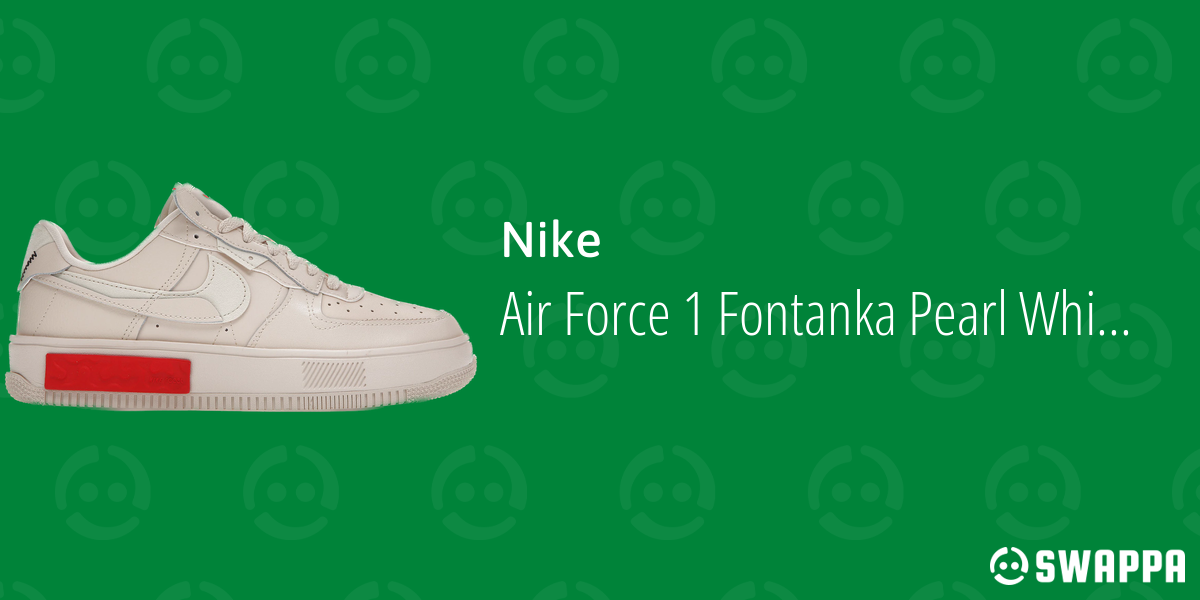 women's air force 1 fontanka pearl white