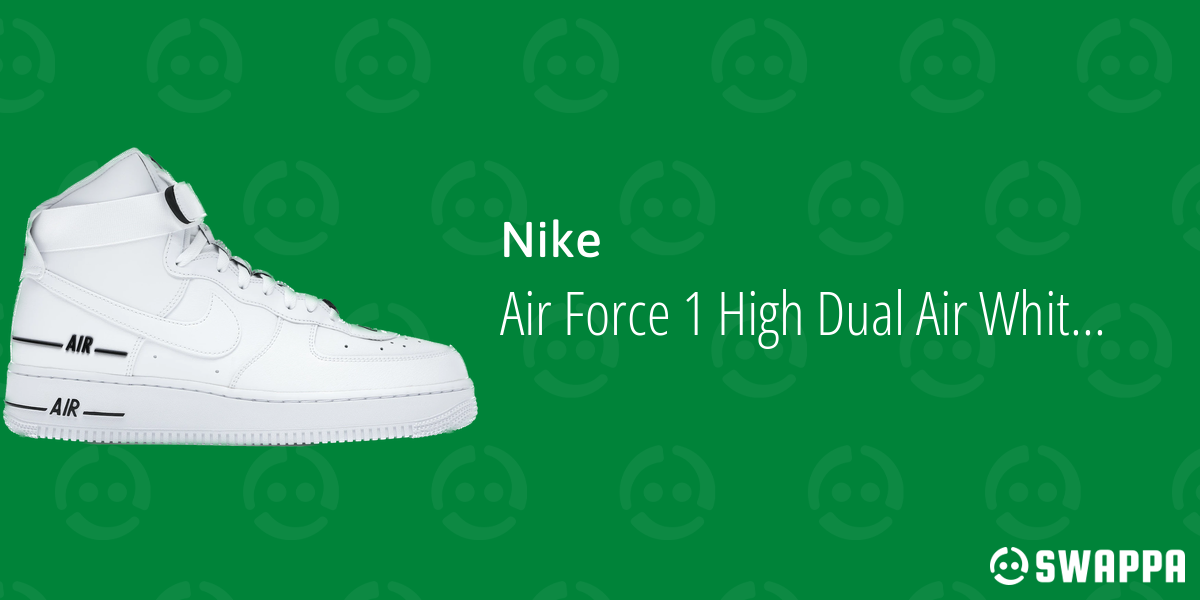 Nike Air Force 1 High Dual Air White Black CJ1385-100 Men’s Size 7 Nike Air Force 1 High Dual Air White Black | Mercari main image 3