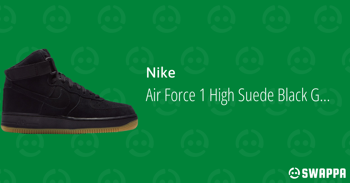 suede gum air force 1