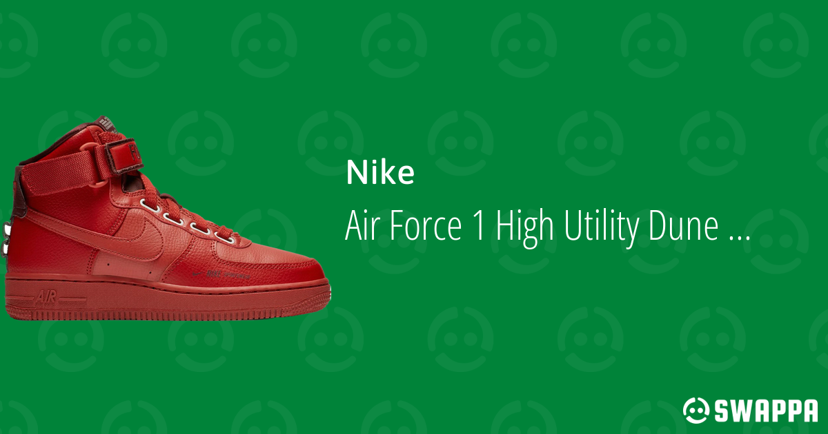 nike air force 1 high utility red