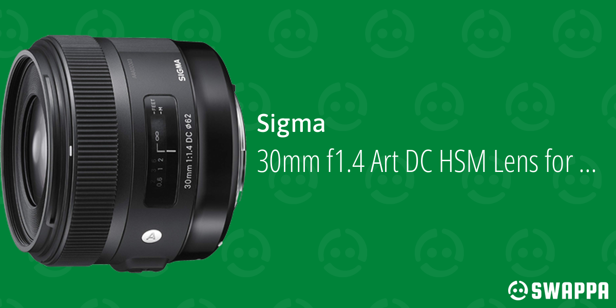 Sigma 30mm F1.4 Art DC HSM Lens for Canon - Swappa