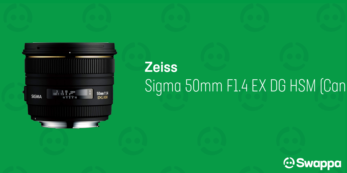 Used Sigma 50mm F1 4 Ex Dg Hsm Canon Lens For Sale Swappa