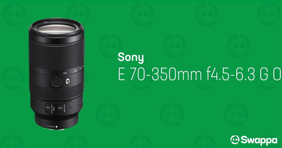 Used Sony E 70 350mm F4 5 6 3 G Oss Lens For Sale Swappa