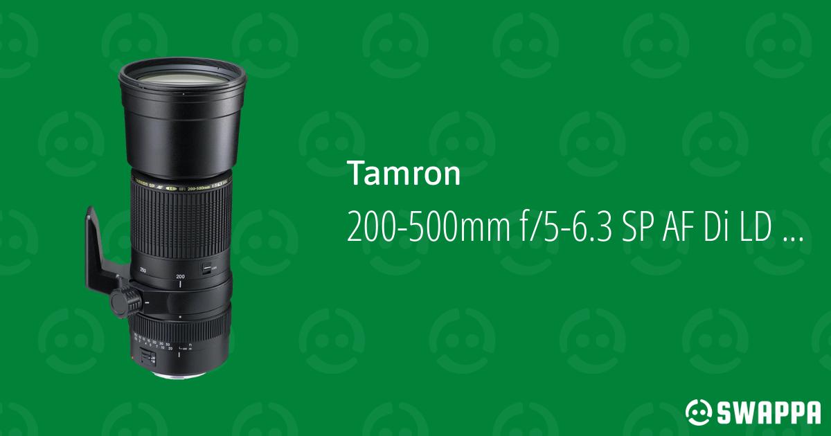 ⭐️完動品⭐️TAMRON SP AF 200-500mm F5-6.3 Di LD Tamron 200-500mm f/5-6.3 SP AF Di LD (IF) - Swappa