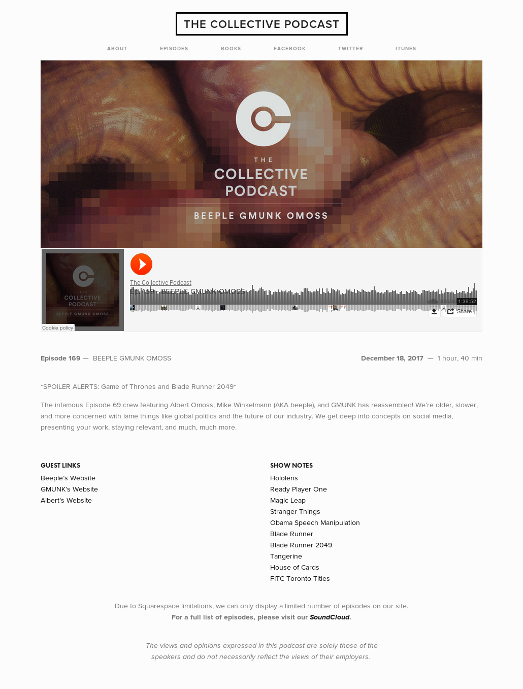 The Collective Podcast - BEEPLE GMUNK OMOSS