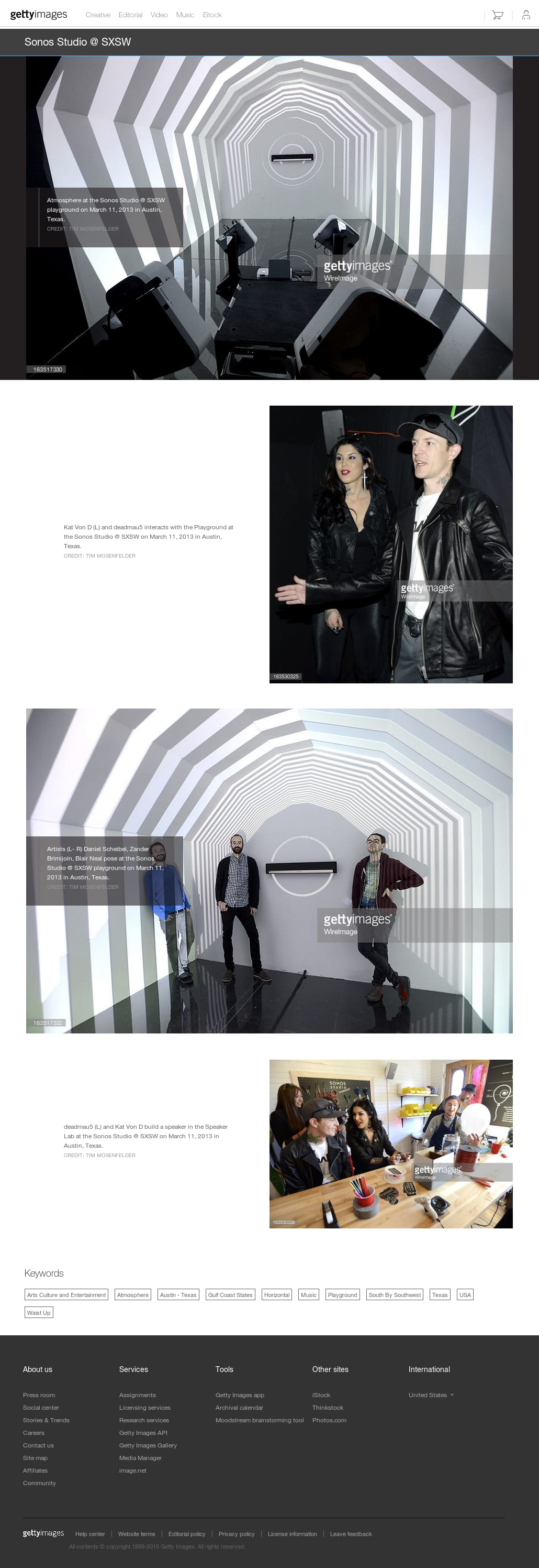 Getty Images - Atmosphere at the Sonos Studio @ SXSW playground on March 11, 2013 in Austin, Texas