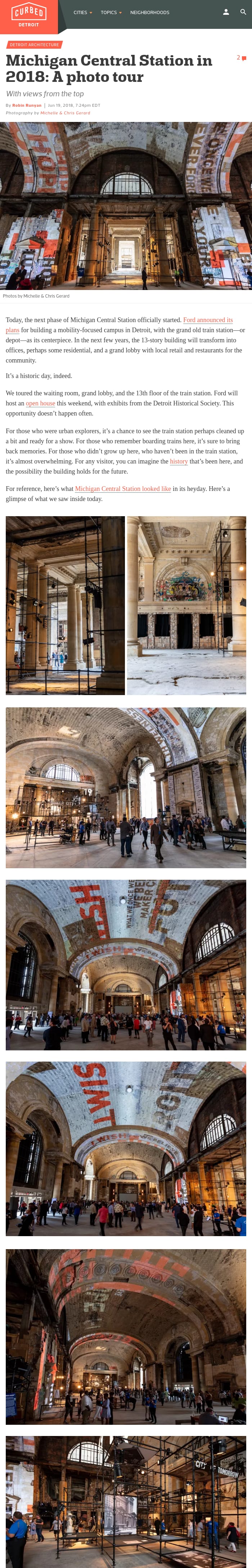 Curbed Detroit - Michigan Central Station in 2018: A photo tour Curbed Detroit - Michigan Central Station in 2018: A photo tour