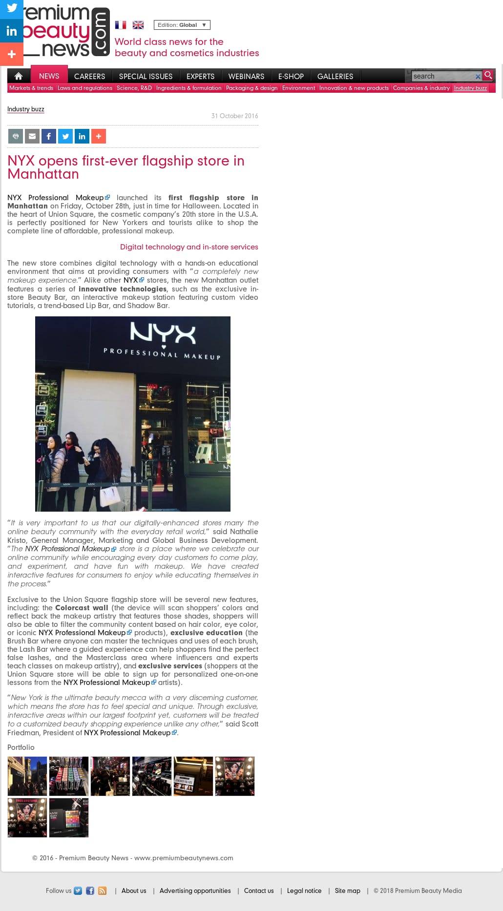 Premium Beauty News - NYX opens first-ever flagship store in Manhattan