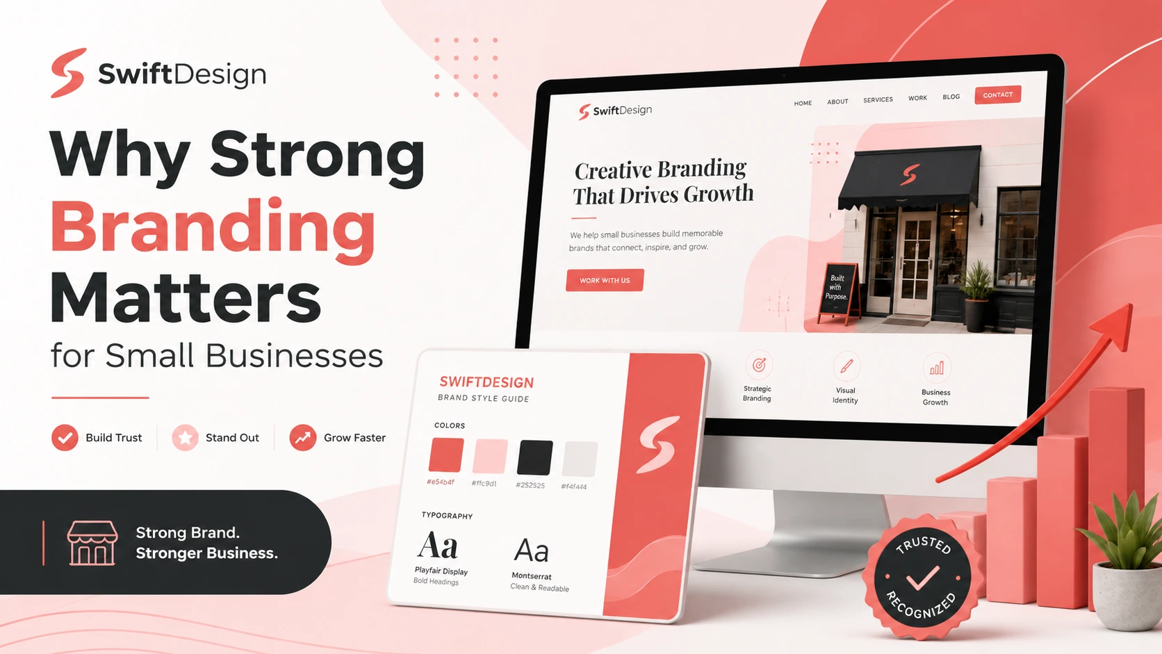 Small Business, Brand Strategy, Web Design, Customer Trust, Digital Marketing