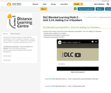 DLC Blended Learning Math 2 - Unit 3.14: Adding 3 or 4 Numbers DLC Blended Learning Math 2 - Unit 3.14: Adding 3 or 4 Numbers