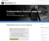 Independent Learner Courses Independent Learner Courses