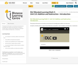 DLC Blended Learning Math 3 - Unit 3.0: Addition and Subtraction - Introduction DLC Blended Learning Math 3 - Unit 3.0: Addition and Subtraction - Introduction