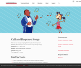 Call and Response Songs Call and Response Songs