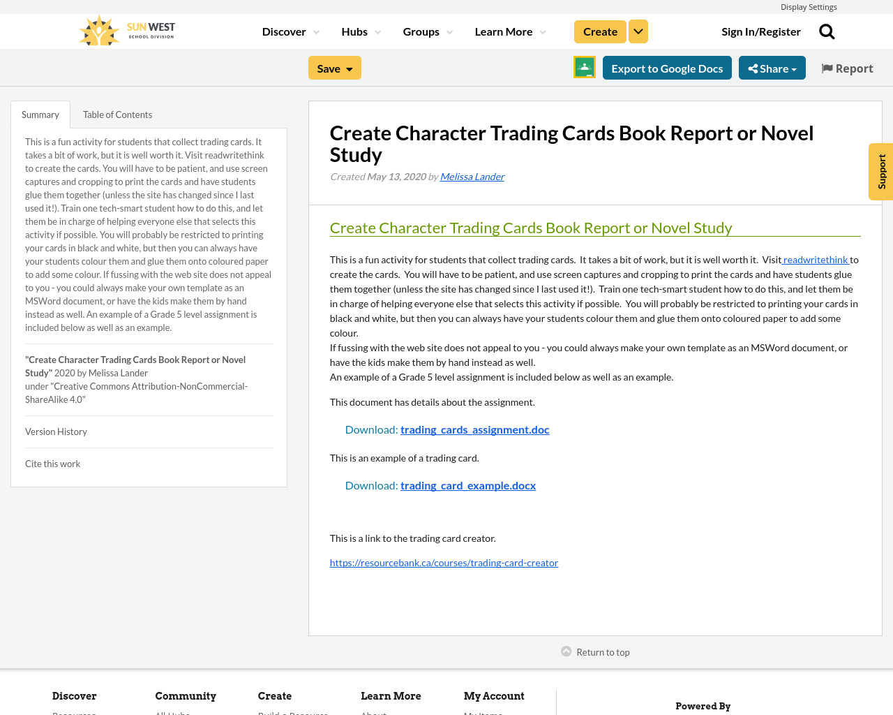 Trading card maker online picture