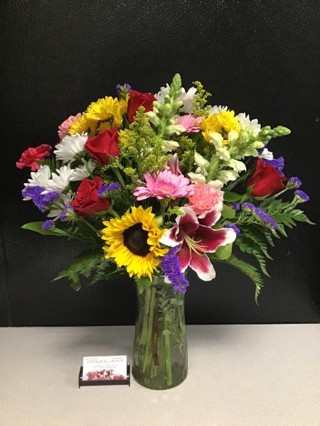 A 5 Star Customer Reviewed Flower Arrangement Designed by Expressions In Bloom in Corvallis, OR
