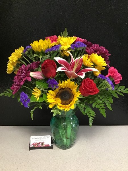A 5 Star Customer Reviewed Flower Arrangement Designed by Expressions In Bloom in Corvallis, OR