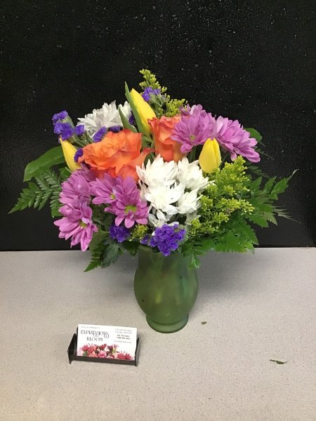 A 5 Star Customer Reviewed Flower Arrangement Designed by Expressions In Bloom in Corvallis, OR