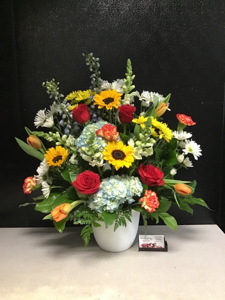 A 5 Star Customer Reviewed Flower Arrangement Designed by Expressions In Bloom in Corvallis, OR