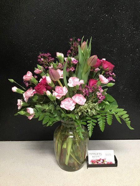 A 5 Star Customer Reviewed Flower Arrangement Designed by Expressions In Bloom in Corvallis, OR