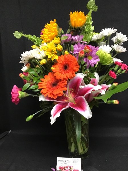 A 5 Star Customer Reviewed Flower Arrangement Designed by Expressions In Bloom in Corvallis, OR