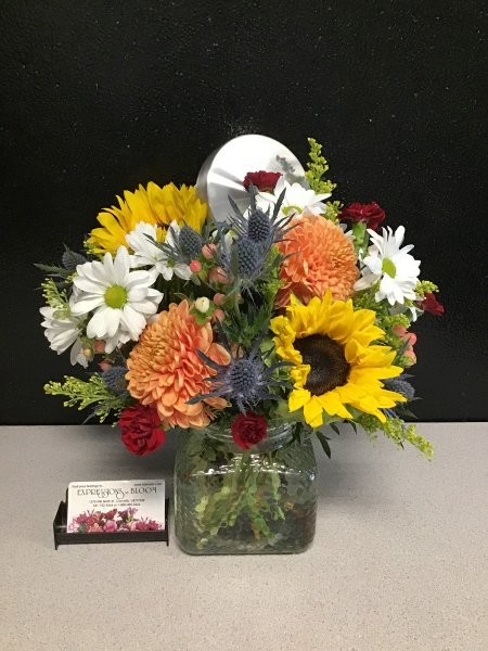 A 5 Star Customer Reviewed Flower Arrangement Designed by Expressions In Bloom in Corvallis, OR