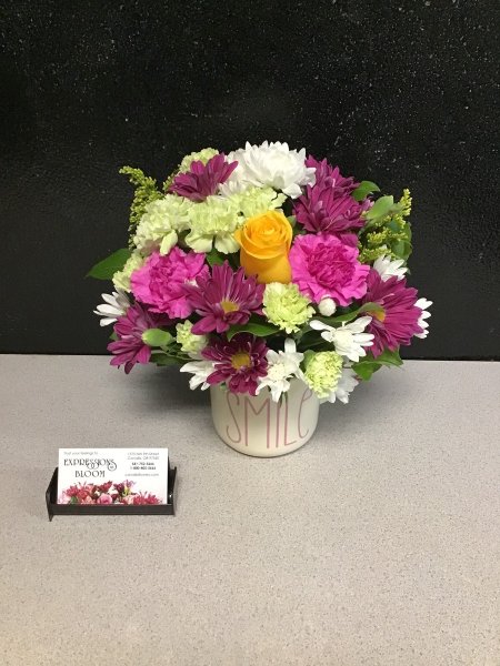 A 5 Star Customer Reviewed Flower Arrangement Designed by Expressions In Bloom in Corvallis, OR