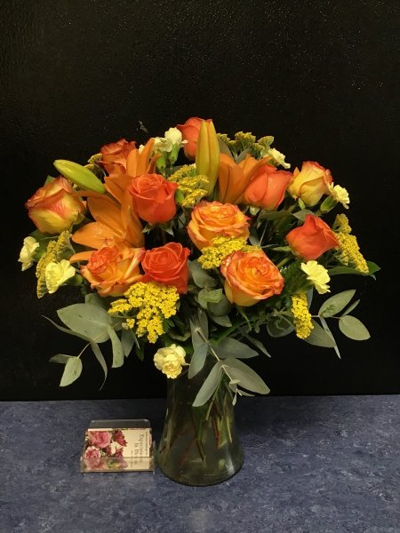 A 5 Star Customer Reviewed Flower Arrangement Designed by Expressions In Bloom in Corvallis, OR A 5 Star Customer Reviewed Flower Arrangement Designed by Expressions In Bloom in Corvallis, OR