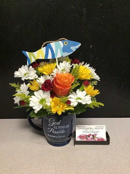 A 5 Star Customer Reviewed Flower Arrangement Designed by Expressions In Bloom in Corvallis, OR A 5 Star Customer Reviewed Flower Arrangement Designed by Expressions In Bloom in Corvallis, OR