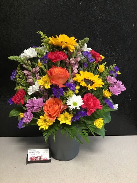 A 5 Star Customer Reviewed Flower Arrangement Designed by Expressions In Bloom in Corvallis, OR