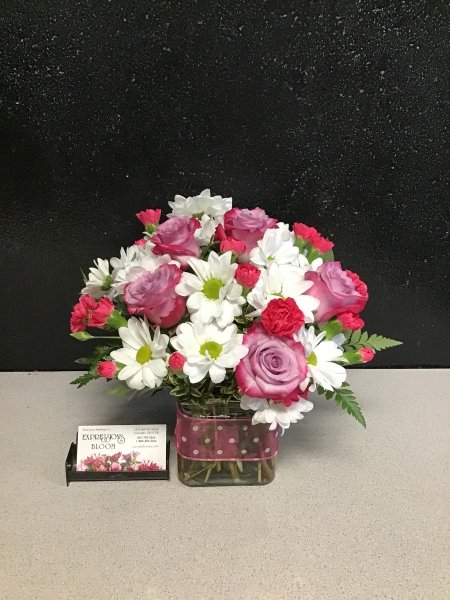 A 5 Star Customer Reviewed Flower Arrangement Designed by Expressions In Bloom in Corvallis, OR