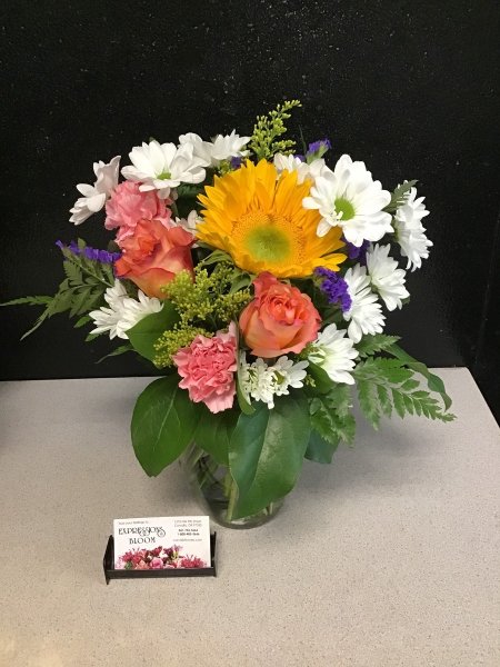 A 5 Star Customer Reviewed Flower Arrangement Designed by Expressions In Bloom in Corvallis, OR