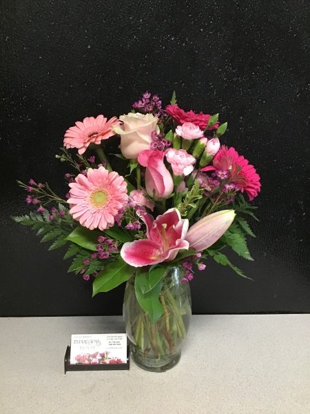 A 5 Star Customer Reviewed Flower Arrangement Designed by Expressions In Bloom in Corvallis, OR