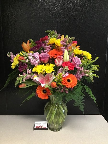 A 5 Star Customer Reviewed Flower Arrangement Designed by Expressions In Bloom in Corvallis, OR