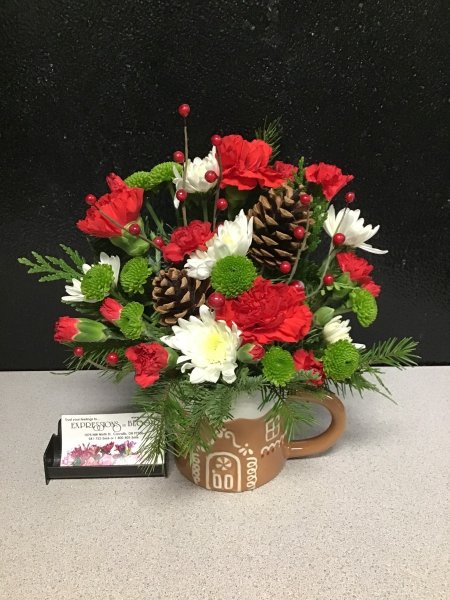 A 5 Star Customer Reviewed Flower Arrangement Designed by Expressions In Bloom in Corvallis, OR