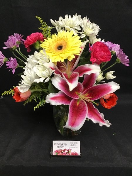 A 5 Star Customer Reviewed Flower Arrangement Designed by Expressions In Bloom in Corvallis, OR