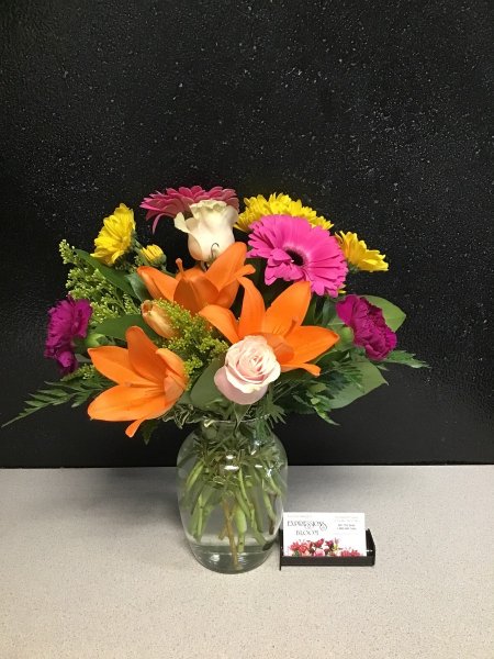 A 5 Star Customer Reviewed Flower Arrangement Designed by Expressions In Bloom in Corvallis, OR