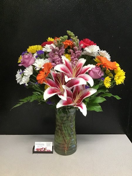 A 5 Star Customer Reviewed Flower Arrangement Designed by Expressions In Bloom in Corvallis, OR