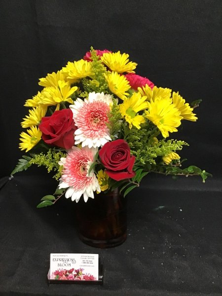 A 5 Star Customer Reviewed Flower Arrangement Designed by Expressions In Bloom in Corvallis, OR