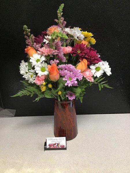 A 5 Star Customer Reviewed Flower Arrangement Designed by Expressions In Bloom in Corvallis, OR A 5 Star Customer Reviewed Flower Arrangement Designed by Expressions In Bloom in Corvallis, OR